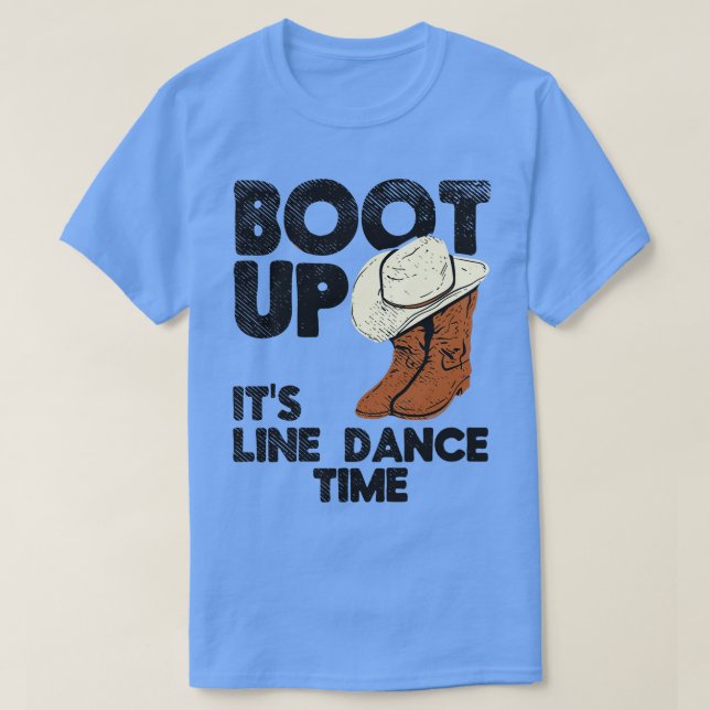 Camiseta Country Western Line Dance Line Dance Line Danzand (Diseño del anverso)