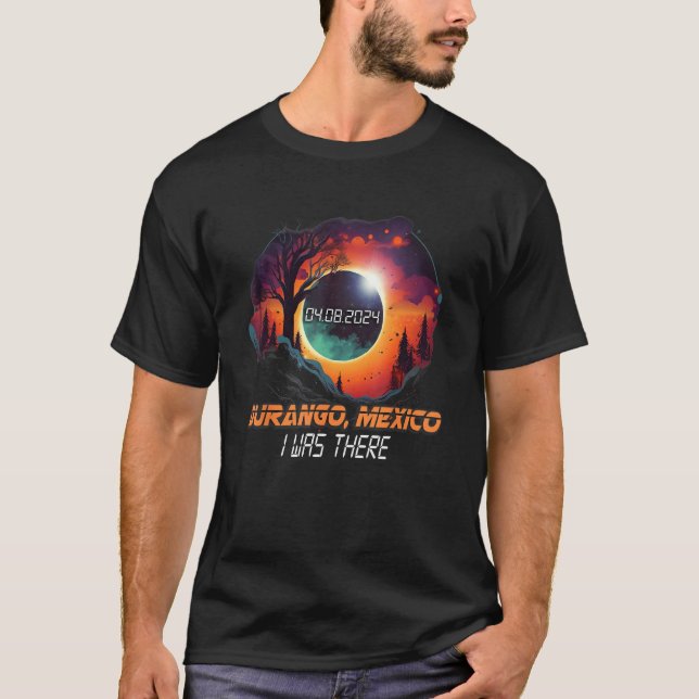 Camiseta Countryside Total Solar Eclipse 2024 Durango Mexic (Anverso)
