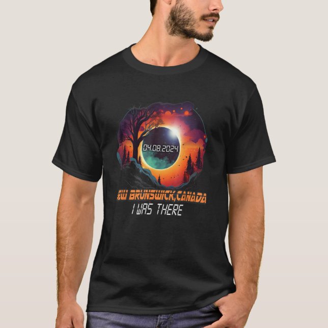 Camiseta Countryside Total Solar Eclipse 2024 New Brunswick (Anverso)