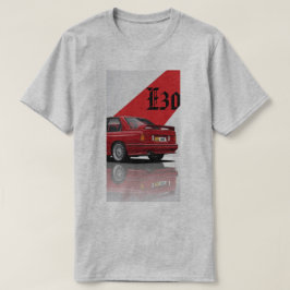Camiseta Coupe Deportivo Clásico Alemán Rojo Retro