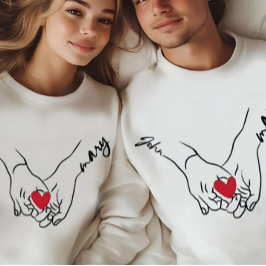 Camiseta Couple Holding Hands Love Women's T-shirt