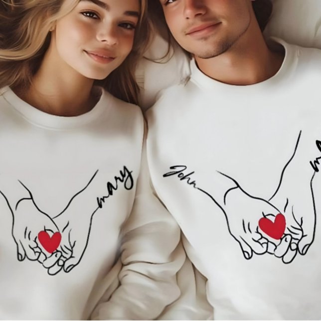 Camiseta Couple Holding Hands Love Women's T-shirt (Subido por el creador)
