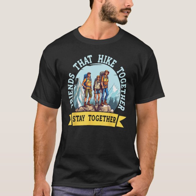 Camiseta Couple That Hike Together Stay Together Camp Campi (Anverso)