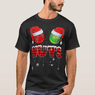 Camiseta Coupleces de nueces de pecho divertidas de Navidad