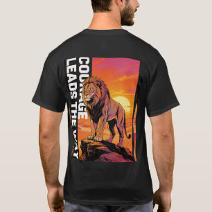 Camiseta Courage Leads the Way Lion – Rige Tu Cami