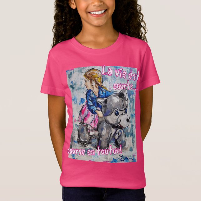 Camiseta Course à toutou (Anverso)