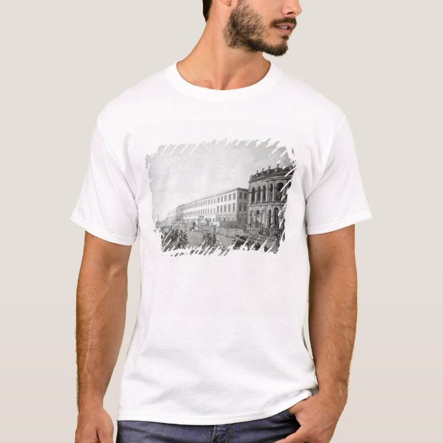 Camiseta Court del alcalde y el edificio de los escritores (Anverso)