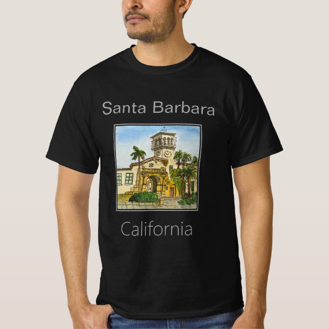 Camiseta Courthouse, Santa Bárbara, California (Anverso)