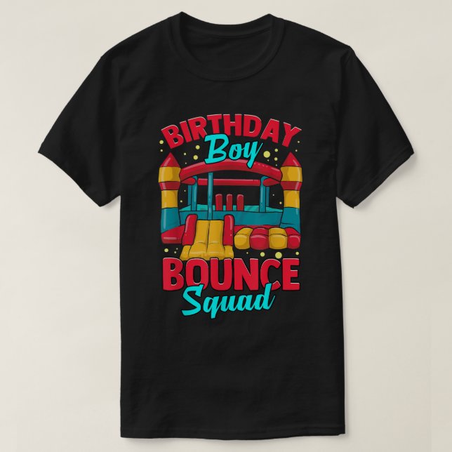 Camiseta Cous Fiesta Boys Birthday House Niños Amigos (Diseño del anverso)