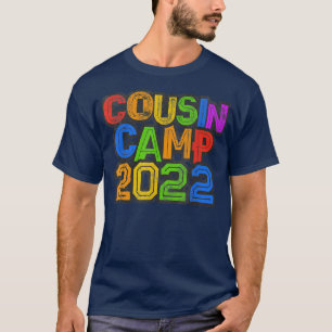 Camiseta COUSIN CAMP 2022 Grandma Grandpa Sleepaway Sign Au