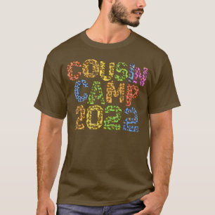 Camiseta COUSIN CAMP 2022 Leopard Print Funny Grandma Grand
