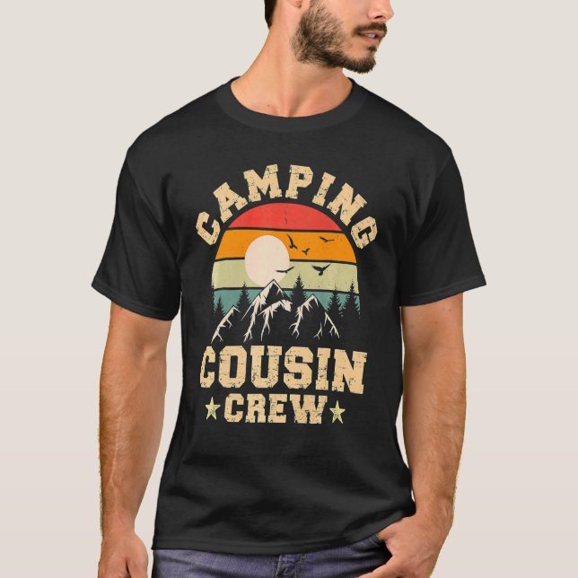 Camiseta Cousin Crew 2022  Summer Vacation Camping Crew Cam (Anverso)