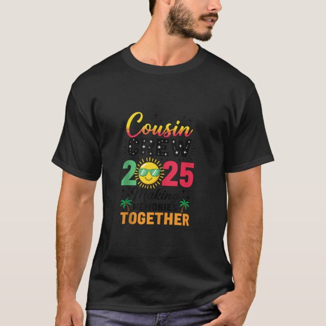 Camiseta Cousin Crew 2025 Making Memories Summer Family Vac (Anverso)