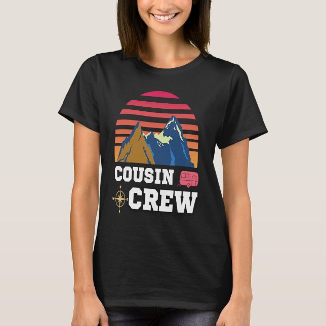 Camiseta Cousin Crew Camping Adventure (Anverso)