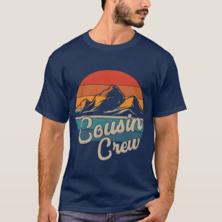 Camiseta Cousin Crew Camping Outr Sunset Summer Camp friend