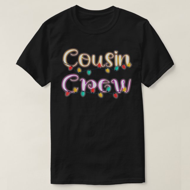 Camiseta Cousin Crew  Christmas Family Member Group Cousins (Diseño del anverso)