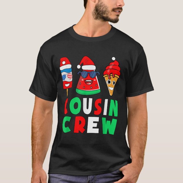 Camiseta Cousin Crew Christmas In July Squad Pajamas Matchi (Anverso)