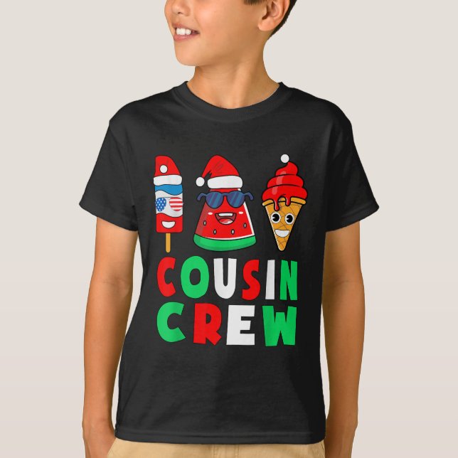 Camiseta Cousin Crew Christmas In July Squad Pajamas Matchi (Anverso)