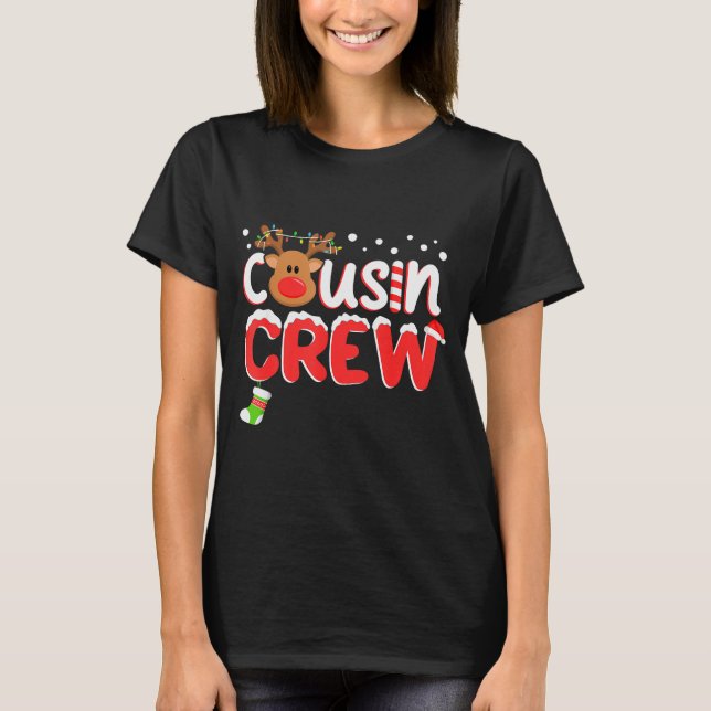 Camiseta Cousin Crew Christmas Kids Cousins Christmas Match (Anverso)