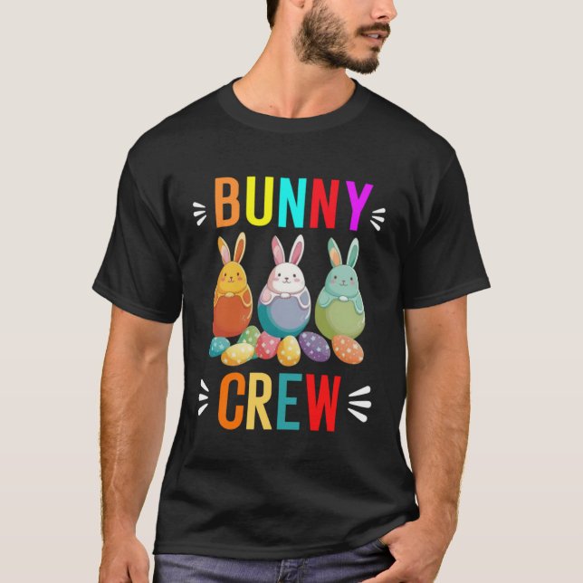 Camiseta Cousin crew easter bunny family matching toddler b (Anverso)