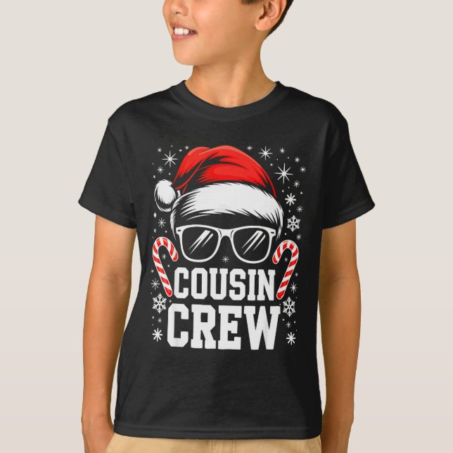 Camiseta Cousin Crew Shirt Adults Kids Matching Christmas G (Anverso)