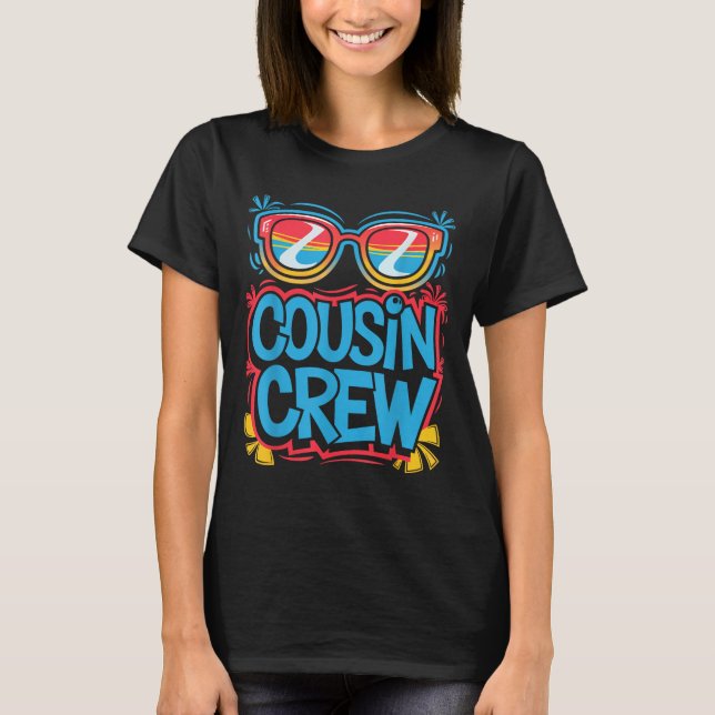 Camiseta Cousin Crew Shirt Adults Kids Matching Cousin Givi (Anverso)