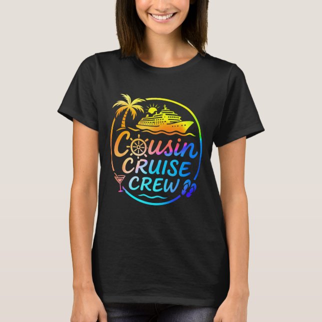 Camiseta Cousin Cruise Crew Trocal Summer Vacation Matching (Anverso)
