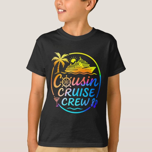 Camiseta Cousin Cruise Crew Trocal Summer Vacation Matching (Anverso)