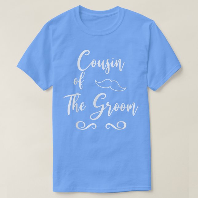 Camiseta Cousin of Groom & Bride Wedding Matching  (Diseño del anverso)