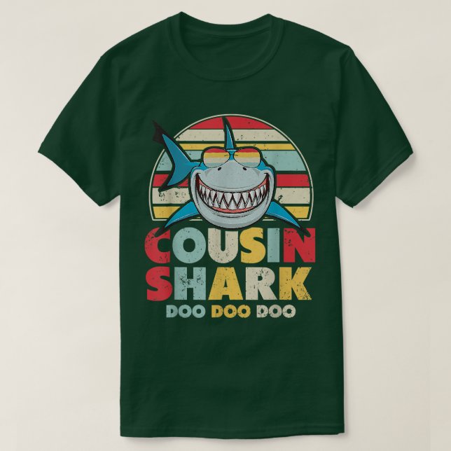 Camiseta Cousin Shark , Gift For Cousin  (Diseño del anverso)