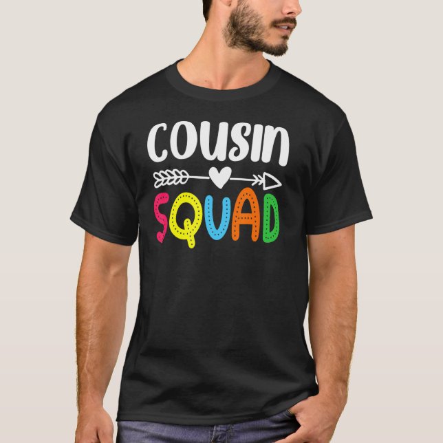 Camiseta Cousin Squad Crew Family Matching Group Reunion (Anverso)
