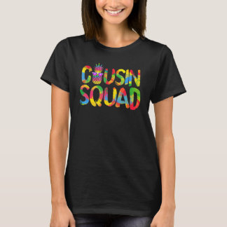 Camiseta Cousin Squad Crew Family Matching Pineapple Summer