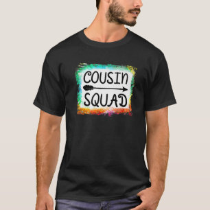 Camiseta Cousin Squad Grupo de Matanza Familiar Bleached Co