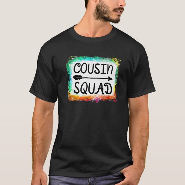 Camiseta Cousin Squad Grupo de Matanza Familiar Bleached Co (Anverso)