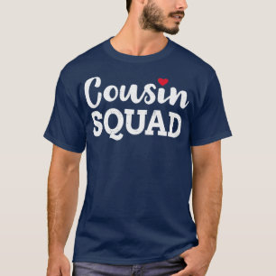 Camiseta Cousin squad heart