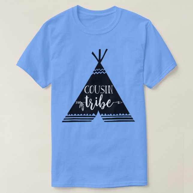 Camiseta Cousin Tribe Funny Family Group Matching Thanksgiv (Diseño del anverso)