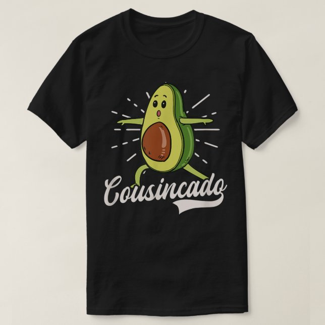 Camiseta Cousincado aguacate Diseño Tripulación Primo (Diseño del anverso)