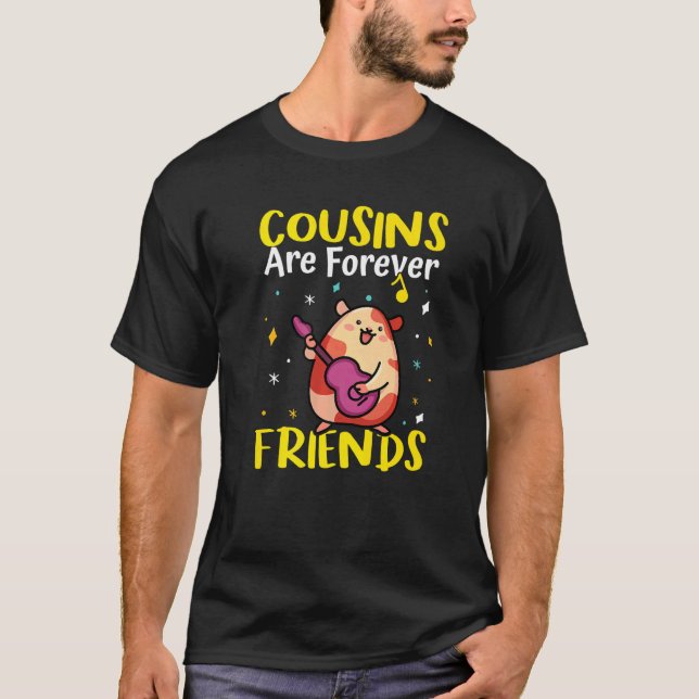 Camiseta Cousins Are Forever Friends  (Anverso)
