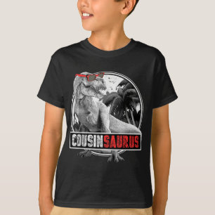 Camiseta Cousinsaurus para niños T-Rex Primo Dinosaurio