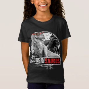 Camiseta Cousinsaurus para niños T-Rex Primo Dinosaurio