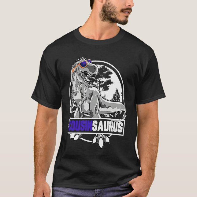 Camiseta Cousinsaurus rex Cousin Saurus Dinosaur (Anverso)