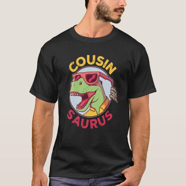 Camiseta Cousinsaurus Rex Dinosaur Cousin Saurus Family Mat (Anverso)