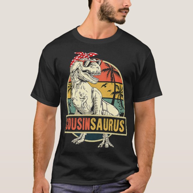 Camiseta Cousinsaurus Rex Dinosaur Cousin Saurus Family Mat (Anverso)
