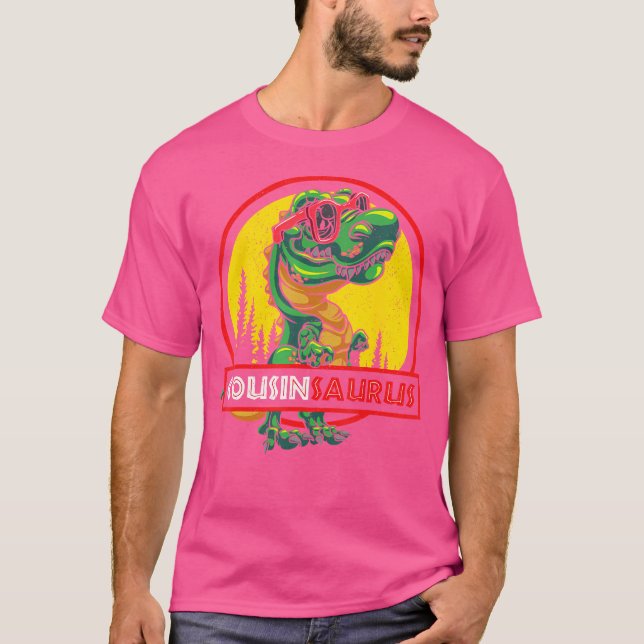 Camiseta Cousinsaurus Shirt T Rex Counsin Saurus Dinosaur B (Anverso)