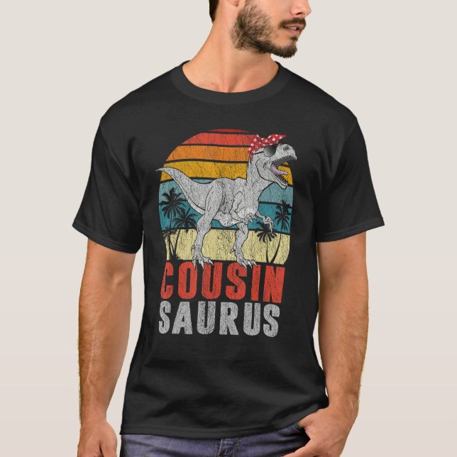 Camiseta Cousinsaurus T Rex Dinosaur Cousin Saurus Family M (Anverso)