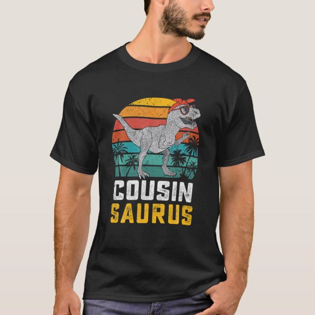 Camiseta Cousinsaurus T Rex Dinosaur Cousin Saurus Family M (Anverso)