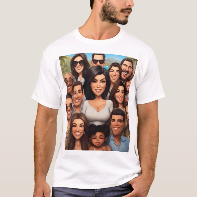 Camiseta Couture de Personalizados de Kardashian (Anverso)