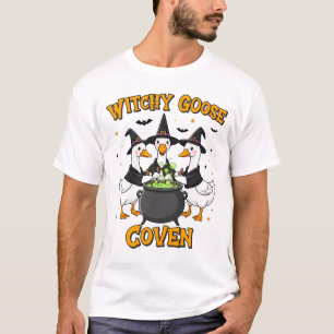 Camiseta Coven de Ganso Brujo Magia de Halloween