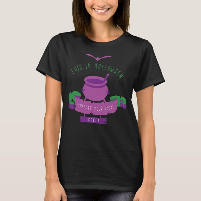 Camiseta Coven Halloween Witch (Anverso)