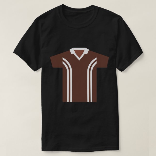 Camiseta Coventry City Chocolate Brown Away Kit 1978 - 1977 (Diseño del anverso)